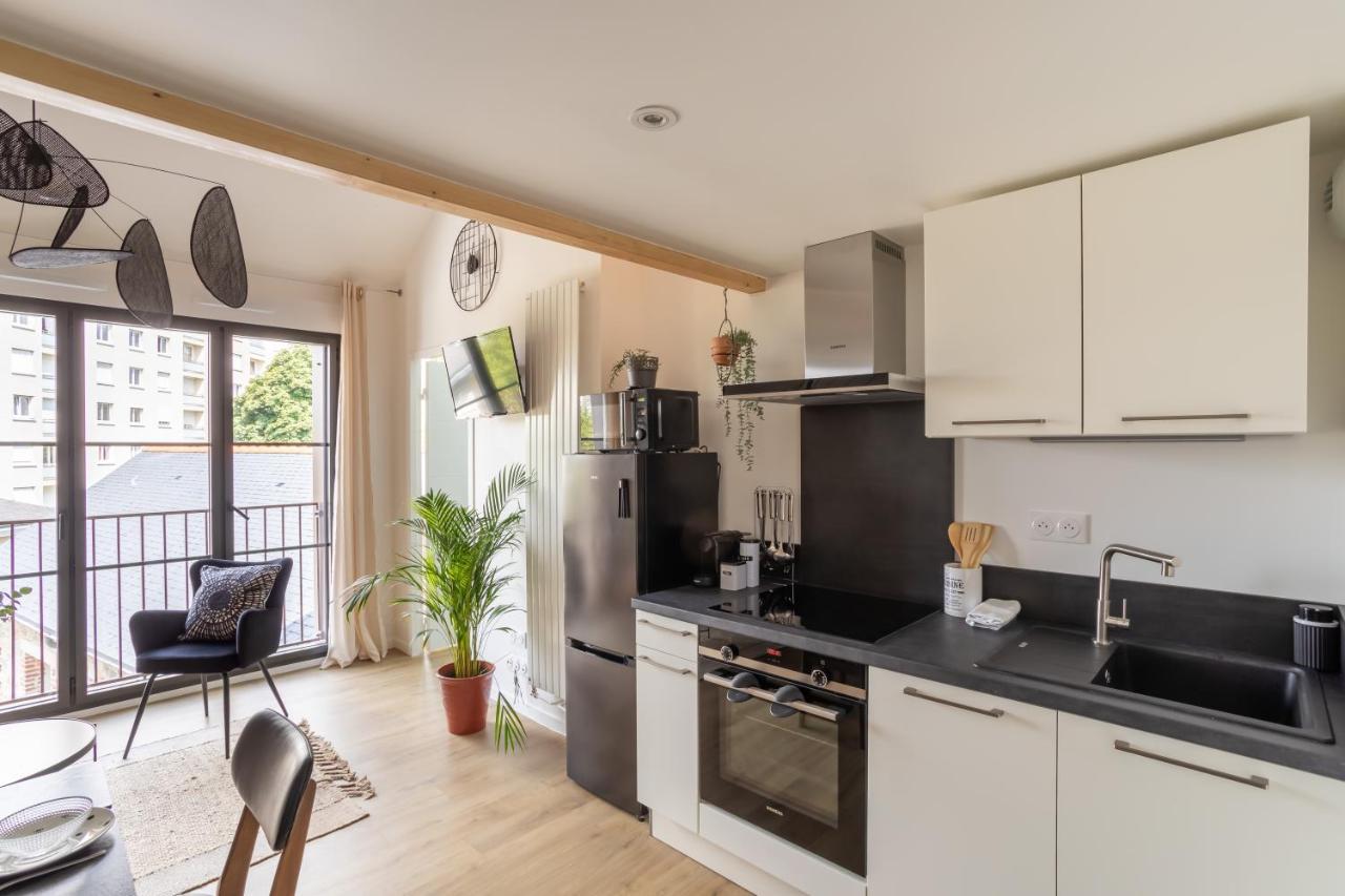 Le Saint Martin Bis - Bel Appartement Moderne Et Confortable 雷恩 外观 照片