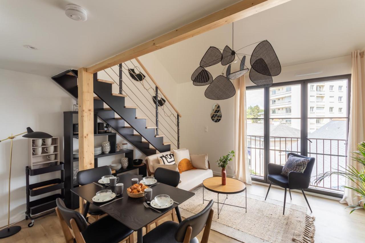 Le Saint Martin Bis - Bel Appartement Moderne Et Confortable 雷恩 外观 照片
